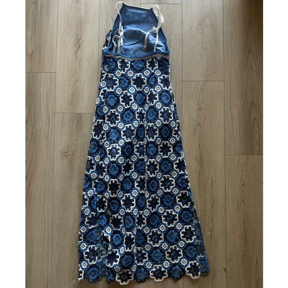 Maje Three-tone Crochet Dress - Picture 12 of 16